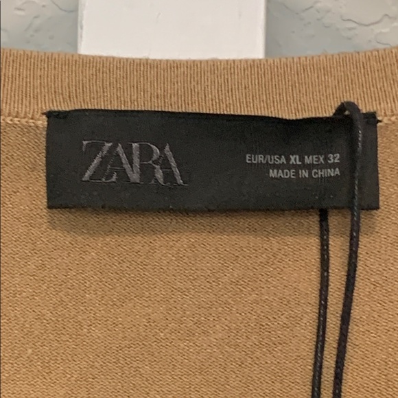 New with Tags Zara Leopard Print Lightweight Sweater Top Size XL - Picture 2 of 7